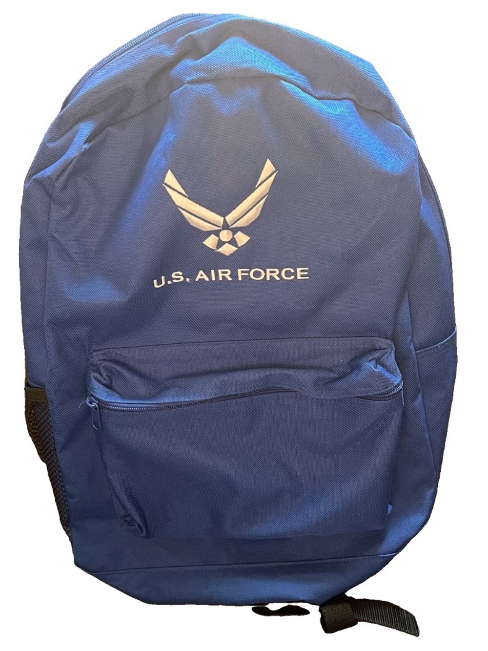 United States Air Force USAF Embroidered Blue Lightweight Backpack